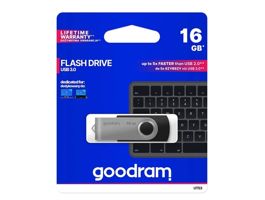 GOODRAM Pendrive 16GB, UTS3 USB 3.0, Fekete