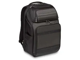 TARGUS Notebook hátizsák TSB913EU, CitySmart 12.5 13 13.3 14 15 15.6&quot; Professional Laptop Backpack - Black/Grey