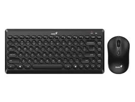 Genius LuxeMate Q8000 Stylish Wireless Keyboard  Mouse Combo Black HU