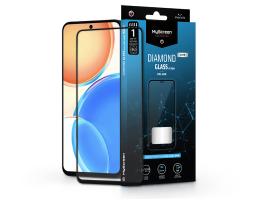 Honor X8 edzett üveg képernyővédő fólia - MyScreen Protector Diamond Glass Lite Edge2.5D Full Glue - fekete
