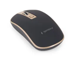 Gembird MUSW-4B-06-BG Wireless optical mouse Black/Gold