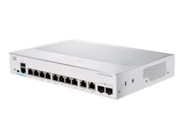 Cisco CBS350-8T-E-2G 8x GbE LAN 2x combo GbE RJ45/SFP port L3 menedzselhető switch