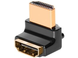 AudioQuest HDM90W HDMI Type A aljzat - Type A aljzat aranyozott csatlakozós 90 fokos adapter