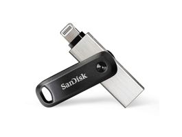 Sandisk 128GB USB3.0/Apple Lightning iXPAND GO Fekete-Ezüst (183588) Flash Drive