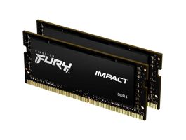 Kingston 32GB/3200MHz DDR-4 (Kit of 2) FURY Impact (KF432S20IBK2/32) notebook memória