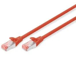 DIGITUS CAT6 S-FTP LSZH 0,5m piros patch kábel