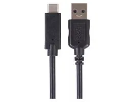 Emos TÖLTŐ- ÉS ADATKÁBEL USB-A 3.0 / USB-C 3.1, 1 M, FEKETE (SM7021BL)