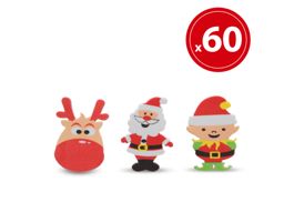 FAMILY Karácsonyi habmatrica mikulás  60 db / csomag