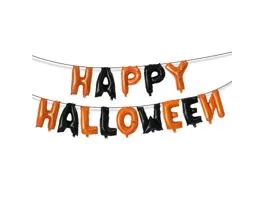 EGYEB Halloween-i lufi szett - &quot;Happy Halloween&quot; felirat - rögzítő szalaggal