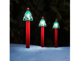 GARDENOFEDEN LED-es szolár lámpa - fenyőfa