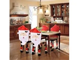 FAMILY Karácsonyi székdekor szett - Mikulás - 47 x 75 cm - piros/fehér