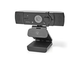 NEDIS Webkamera Full HD@60fps / 4K@30fps Automatikus Fókusz Beépített Mikrofon Fekete (WCAM120BK)
