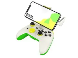 RiotPWR ESL Gaming Controller for iOS (White/Green)