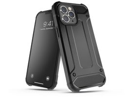 Samsung A135F Galaxy A13 4G ütésálló hátlap - Armor - fekete