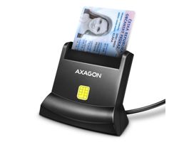 AXAGON CRE-SM4N Smart Card Standreader Black