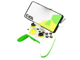 RiotPWR ESL Gaming Controller for Android (White/Green)