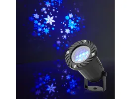 NEDIS Dekoratív Fény LED hópehely kivetítő Fehér és kék jégkristályok Beltéri vagy Kültéri (CLPR1)