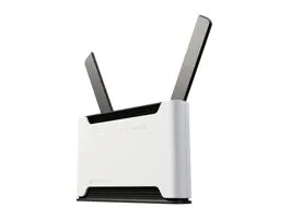 MIKROTIK Wireless Router DualBand, 4x1000Mbps+ 1x2,5Gbps, Chateau LTE18, 1xMicroSIM,Asztali -S53UG+5HaxD2HaxD-TCEG18-EA