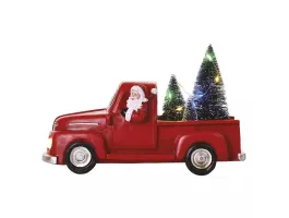Emos DCLW09 télapó autóban karácsonyfákkal beltéri karácsonyi LED dekoráció