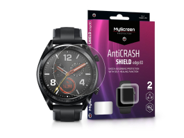Huawei Watch GT (46 mm) ütésálló képernyővédő fólia - MyScreen Protector    AntiCrash Shield Edge3D - 2 db/csomag - átlá