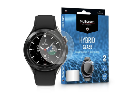 Samsung Galaxy Watch 4 Classic (46 mm) rugalmas üveg képernyővédő fólia -    MyScreen Protector Hybrid Glass - 2 db/csom