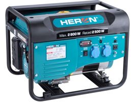 Heron max 2600 VA, egyfázisú benzinmotoros áramfejlesztő