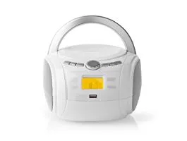 NEDIS CD-lejátszó Boombox Elemes Áramellátás / Hálózati Áramellátás Stereo 9 W Bluetooth FM USB lejátszás Hordozó fogant
