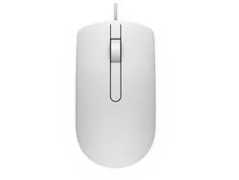 DELL Vezetékes egér, MS116 Optical Mouse - White