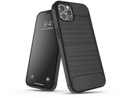 Samsung SM-S918 Galaxy S23 Ultra szilikon hátlap - Carbon - fekete