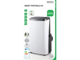DELTACO SMART HOME SH-AC02 mobil smart klíma, 3,5W, 12000 BTU,  WI-FI, hűt