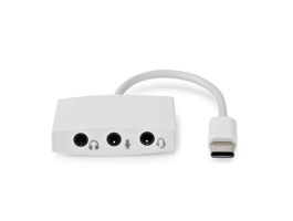 NEDIS USB-C Headset adapter hangkártya (CCGP65900WT01)