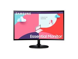 SAMSUNG Ívelt VA monitor 24&quot; S36C, 1920x1080, 16:9, 250cd/m2, 4ms, HDMI/VGA