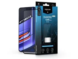 Realme GT Neo 3 edzett üveg képernyővédő fólia - MyScreen Protector Diamond   Glass Lite Edge2.5D Full Glue - fekete