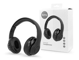 Setty Wireless Bluetooth sztereó fejhallgató beépített mikrofonnal, FM-rádióval,microSD kártyaolvasóval - Setty Bluetoot
