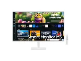 SAMSUNG Smart VA monitor 27&quot; M5, 1920x1080, 16:9, 250cd/m2, 4ms, 2xHDMI/2xUSB/HDCP/WiFi/Bluetooth, hangszóró