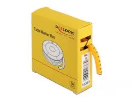 Delock 500 db. sárga kábeljelző doboz No. 9 (18363)