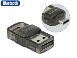 Delock USB 2.0 Bluetooth 4.0 adapter 2 az 1-ben USB Type-C  vagy A-típusú USB (61002)