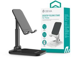 Devia univerzális asztali telefon/tablet tartó - Devia Desktop Folding Stand ForPhone - fekete