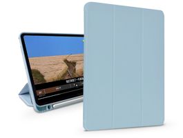 Apple iPad 10.2 (2019/2020/2021) tablet tok (Smart Case) on/off funkcióval,   Apple Pencil tartóval, mágneses töltővel -