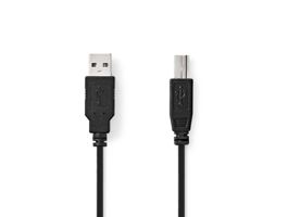 NEDIS USB nyomtató kábel 3m (CCGL60100BK30