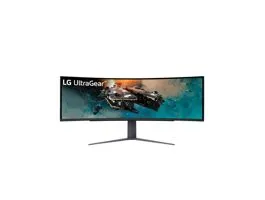 LG Ívelt Gaming 240Hz VA monitor 49&quot; 49GR85DC, 5120x1440, 32:9, 450cd/m2, 1ms, 2xHDMI/DisplayPort/3xUSB
