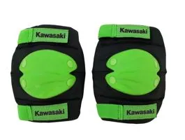 Kawasaki zöld térdvédő és könyökvédő M méret