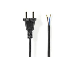 NEDIS Porszívó tápkábel 10.0 m CEE 7/17 250 V AC 16 A Fekete PVC (CEGL11940BK100)