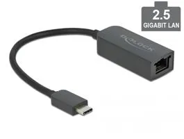 Delock USB Type-C adapter apa   2,5 Gigabit LAN kompakt (66645)