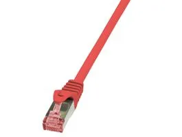 LogiLink Patch kábel PrimeLine, Cat.6, S/FTP, piros, 1 m (CQ2034S)