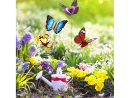 GARDENOFEDEN Leszúrható dekor pillangó - többféle - 29 cm - műanyag