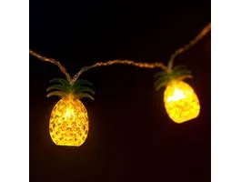 FAMILY LED fényfüzér - ananász - 1,65 m - 10 LED - melegfehér - 2 x AA