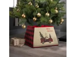 FAMILY Karácsonyfatalp takaró - autós - 55 x 26 cm