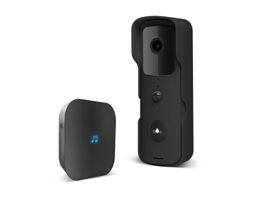 EGYEB Smart Wi-Fi-s videó kaputelefon szett - akkumulátoros - MicroSD, FHD, PIR - fekete