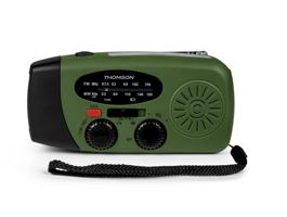 Thomson RT260 hordozható zöld-fekete emergency rádió